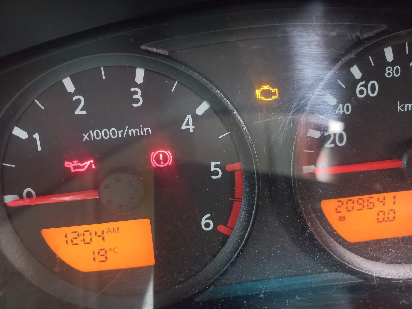 Picture of a car dashboard