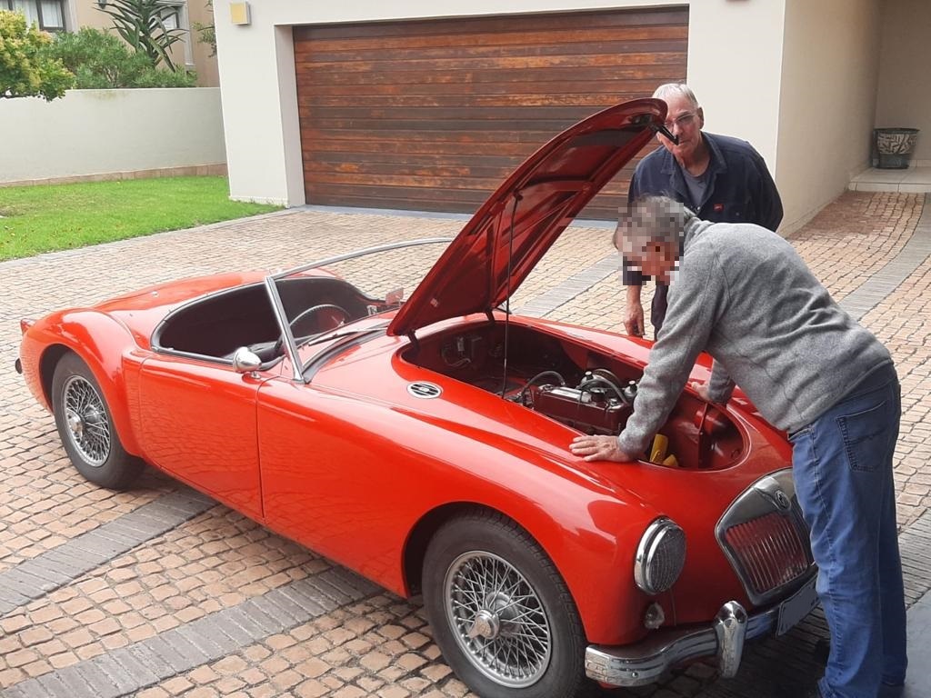 Picture of a red sport car